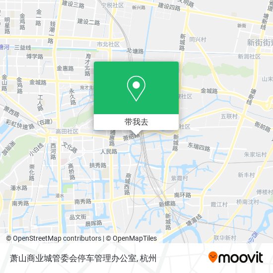 萧山商业城管委会停车管理办公室地图