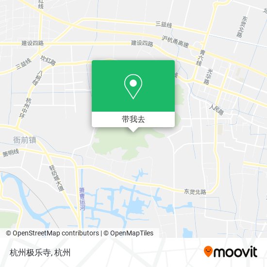 杭州极乐寺地图