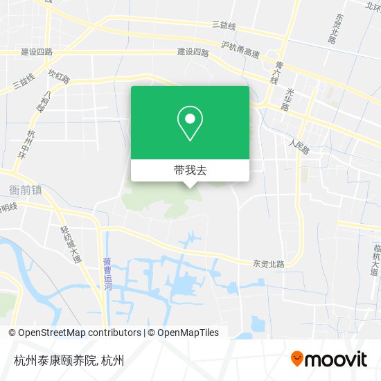 杭州泰康颐养院地图