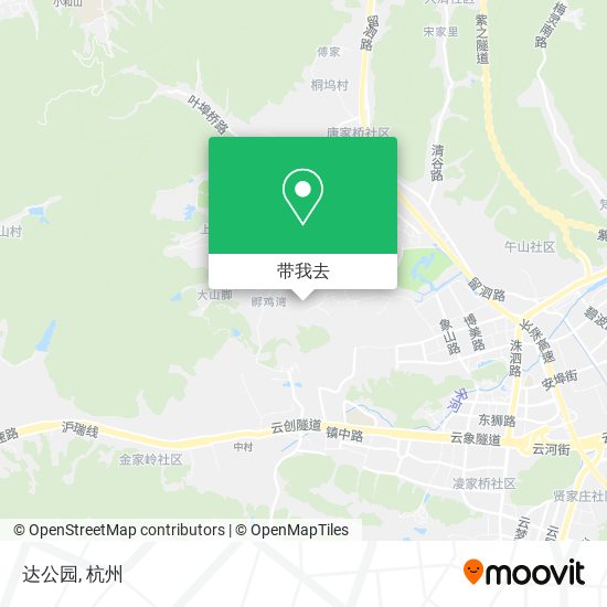 达公园地图