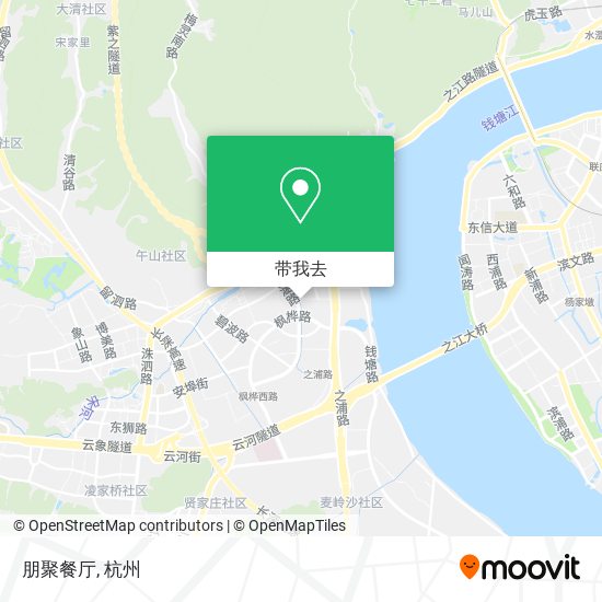 朋聚餐厅地图