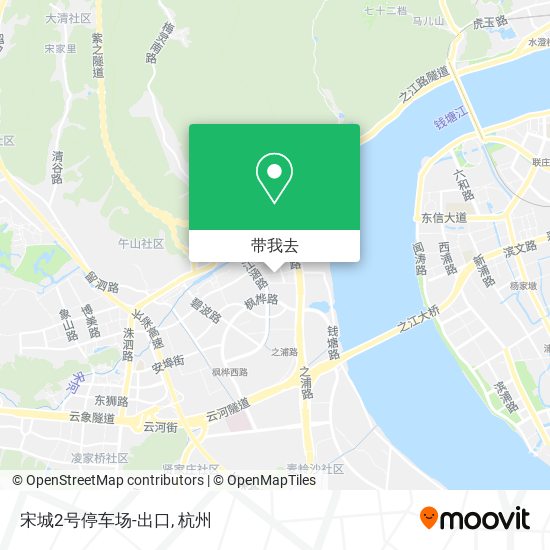 宋城2号停车场-出口地图