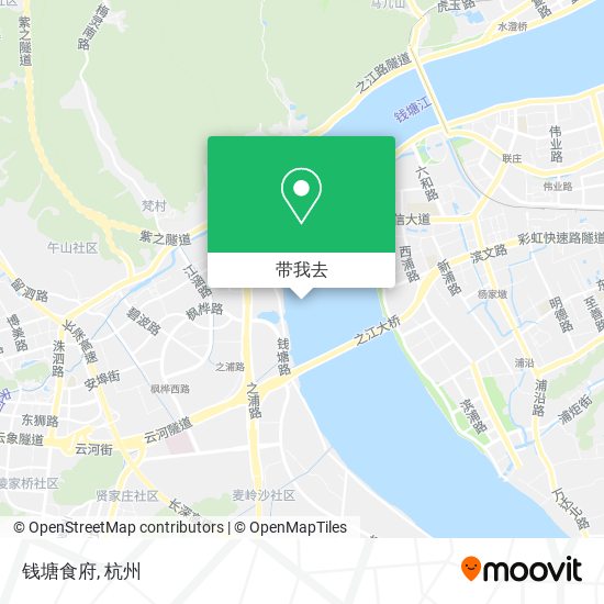 钱塘食府地图