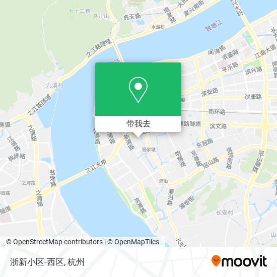 浙新小区-西区地图