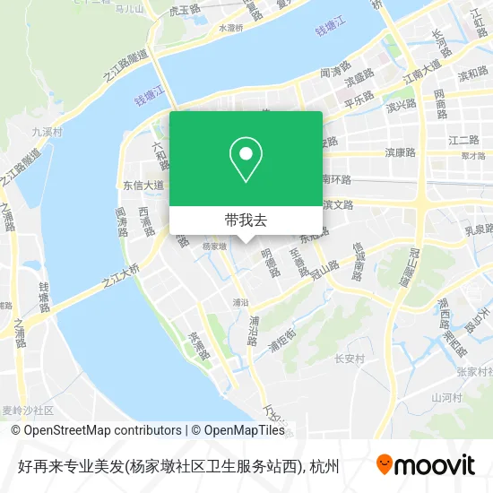 好再来专业美发(杨家墩社区卫生服务站西)地图