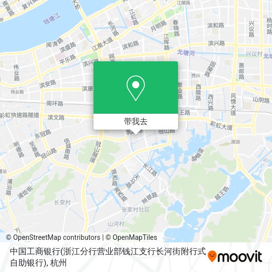中国工商银行(浙江分行营业部钱江支行长河街附行式自助银行)地图