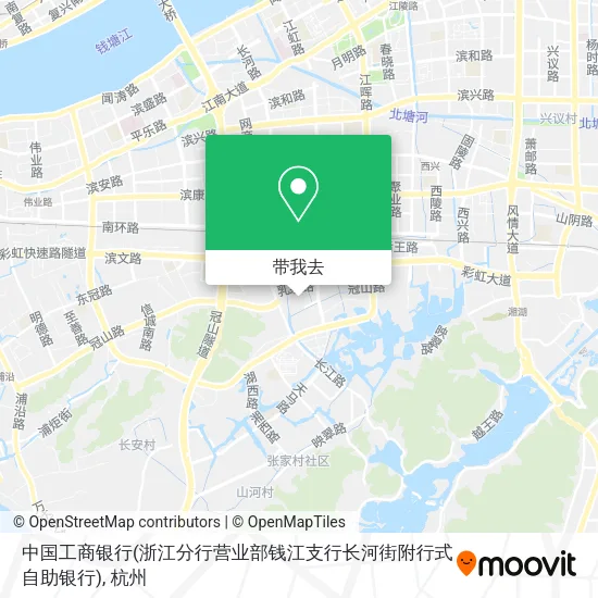 中国工商银行(浙江分行营业部钱江支行长河街附行式自助银行)地图