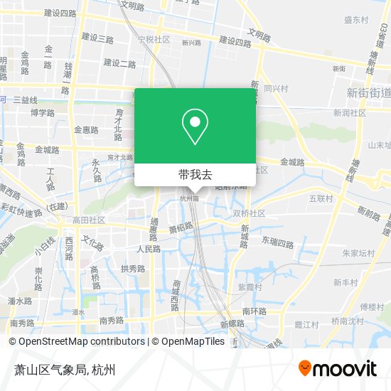 萧山区气象局地图