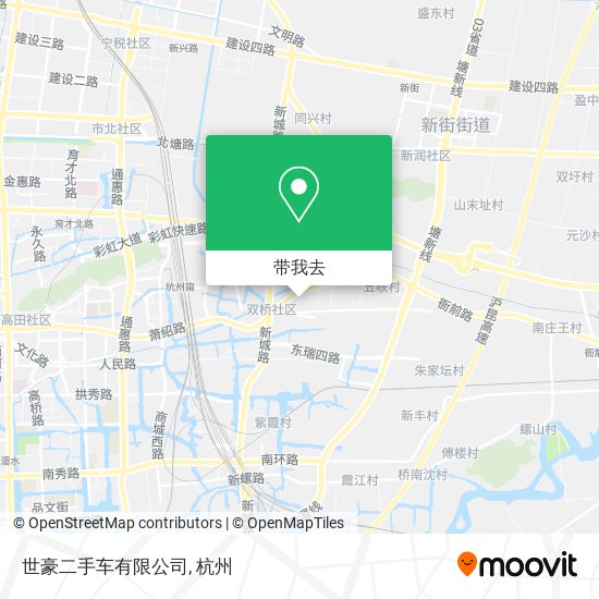世豪二手车有限公司地图