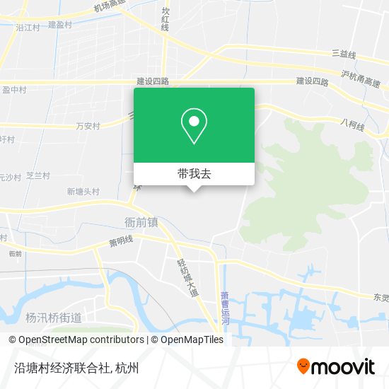 沿塘村经济联合社地图