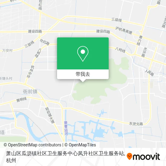 萧山区瓜沥镇社区卫生服务中心凤升社区卫生服务站地图