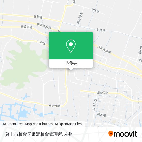萧山市粮食局瓜沥粮食管理所地图