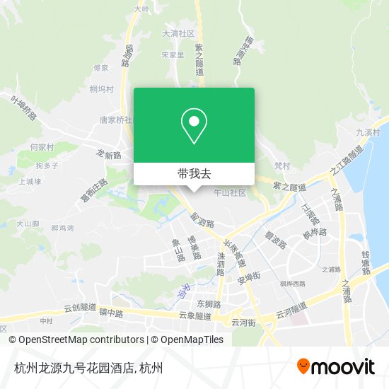 杭州龙源九号花园酒店地图
