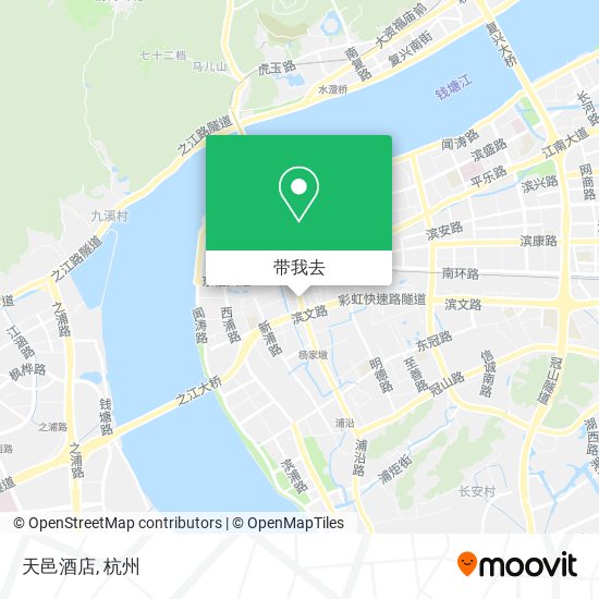 天邑酒店地图