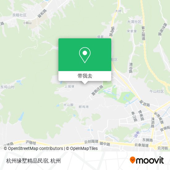 杭州缘墅精品民宿地图