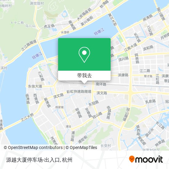 源越大厦停车场-出入口地图