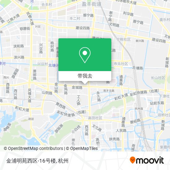金浦明苑西区-16号楼地图
