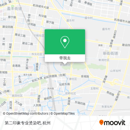 第二印象专业烫染吧地图