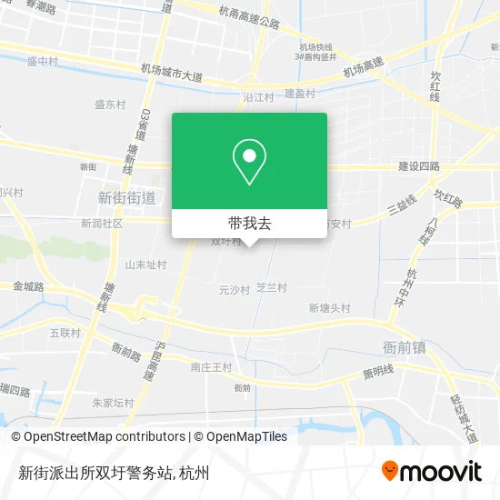 新街派出所双圩警务站地图