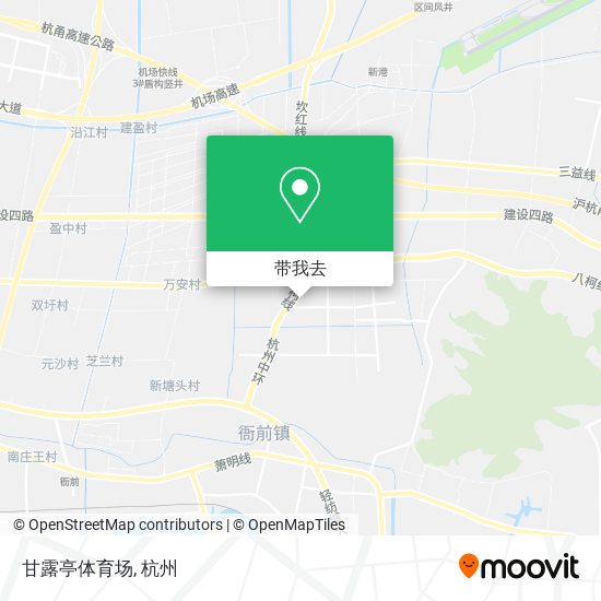 甘露亭体育场地图