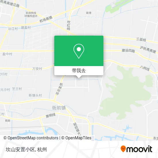 坎山安置小区地图