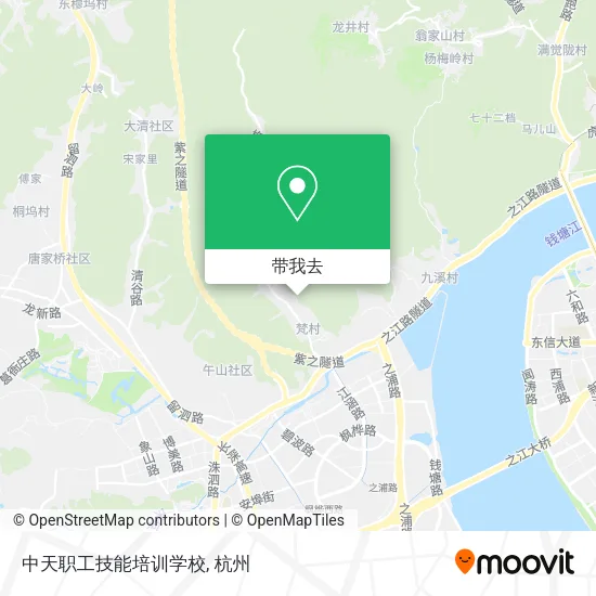 中天职工技能培训学校地图