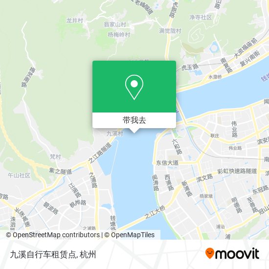 九溪自行车租赁点地图