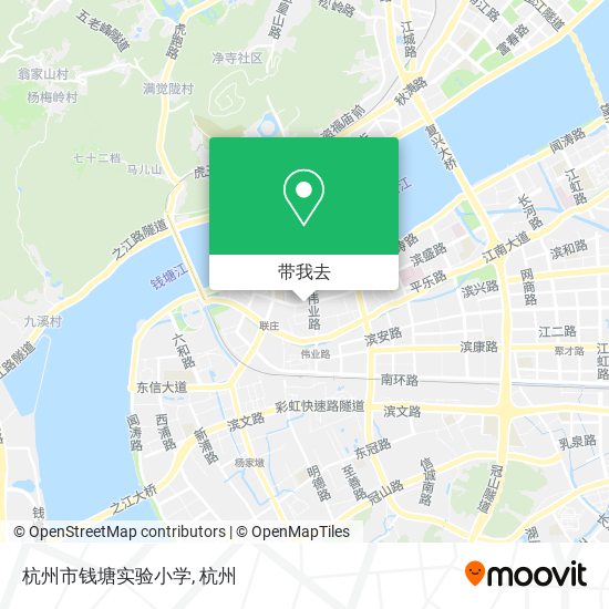 杭州市钱塘实验小学地图