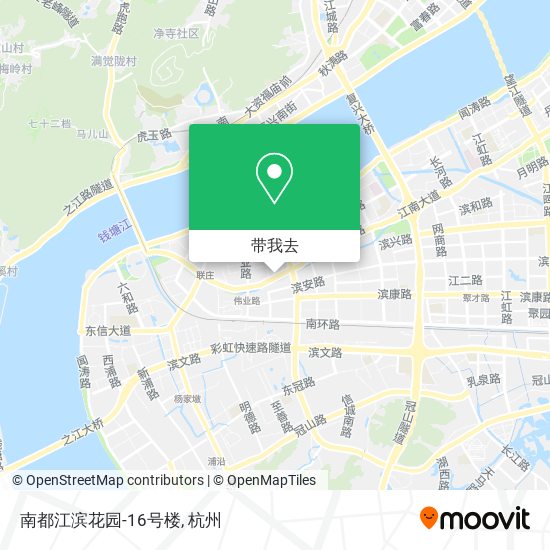 南都江滨花园-16号楼地图