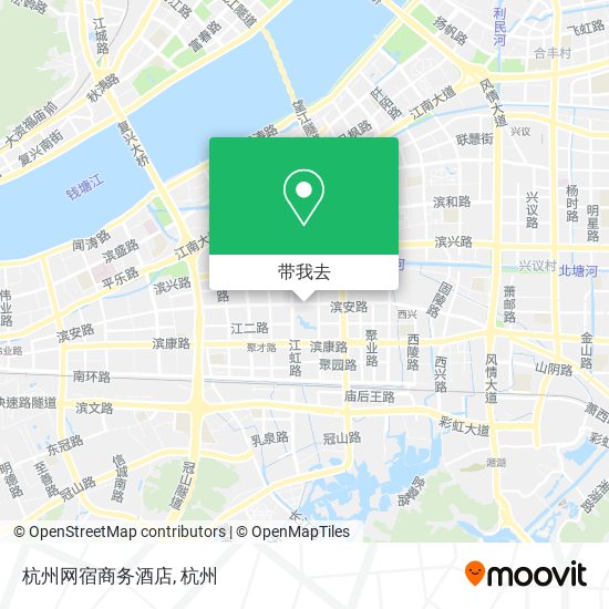 杭州网宿商务酒店地图