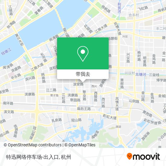 特迅网络停车场-出入口地图