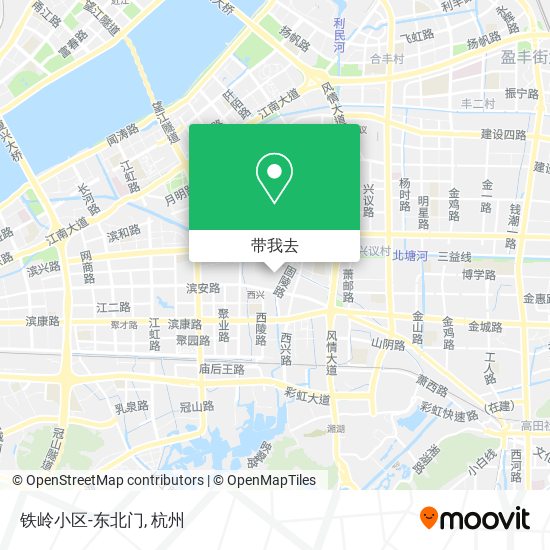 铁岭小区-东北门地图