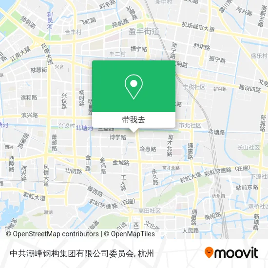 中共潮峰钢构集团有限公司委员会地图