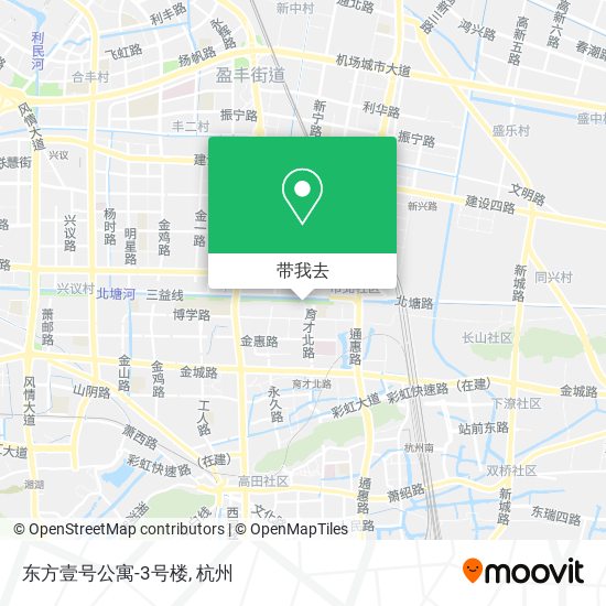 东方壹号公寓-3号楼地图
