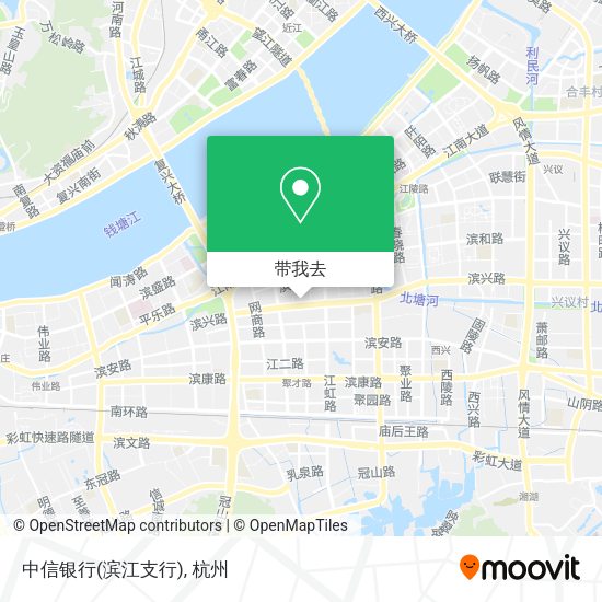 中信银行(滨江支行)地图