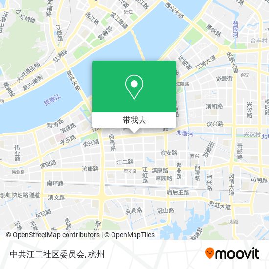 中共江二社区委员会地图