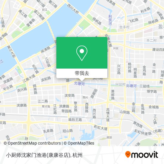小厨师沈家门渔港(康康谷店)地图