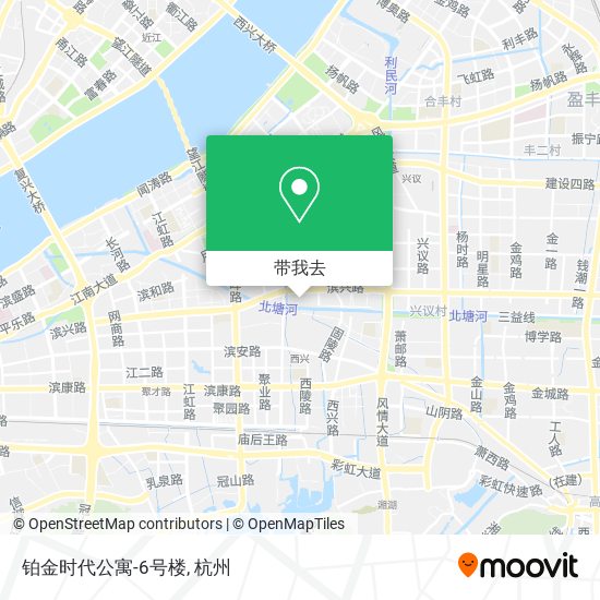 铂金时代公寓-6号楼地图