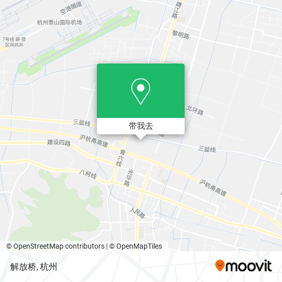 解放桥地图