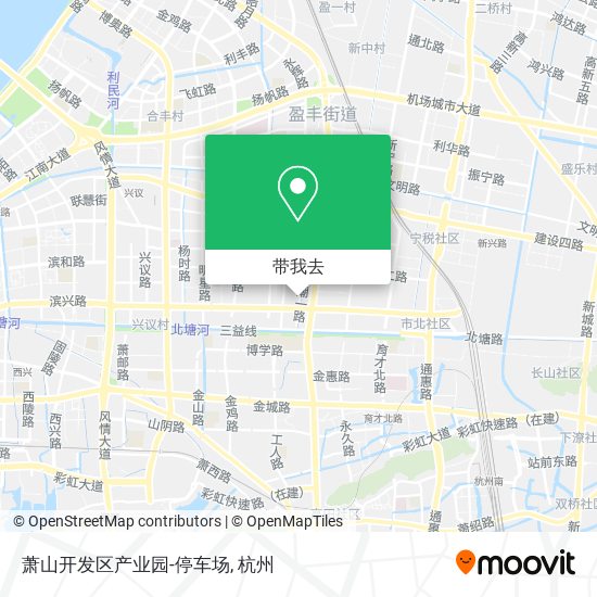 萧山开发区产业园-停车场地图