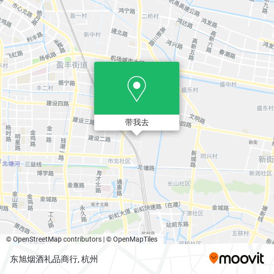 东旭烟酒礼品商行地图