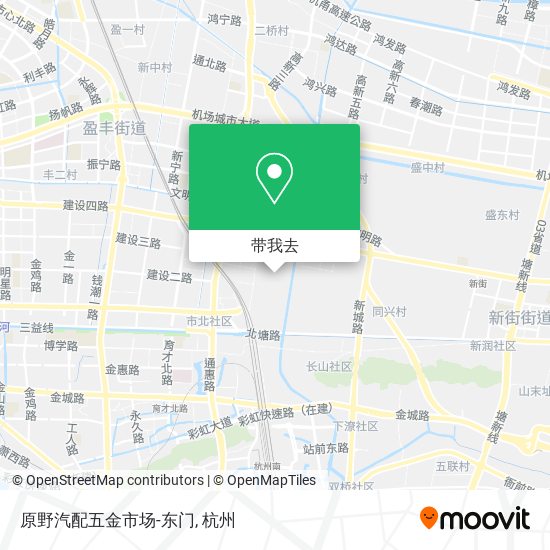 原野汽配五金市场-东门地图