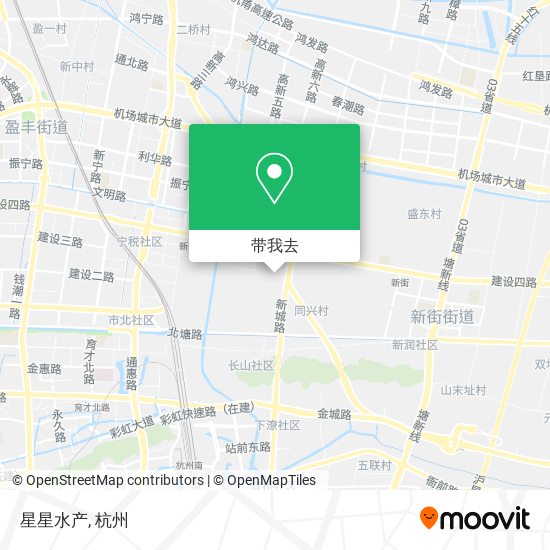 星星水产地图