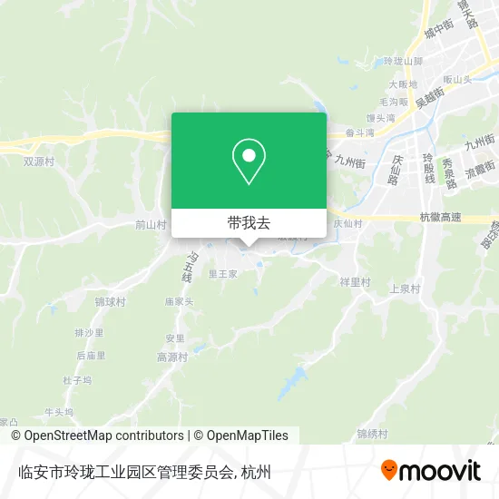 临安市玲珑工业园区管理委员会地图