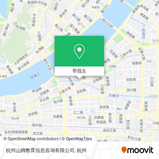 杭州山姆教育信息咨询有限公司地图