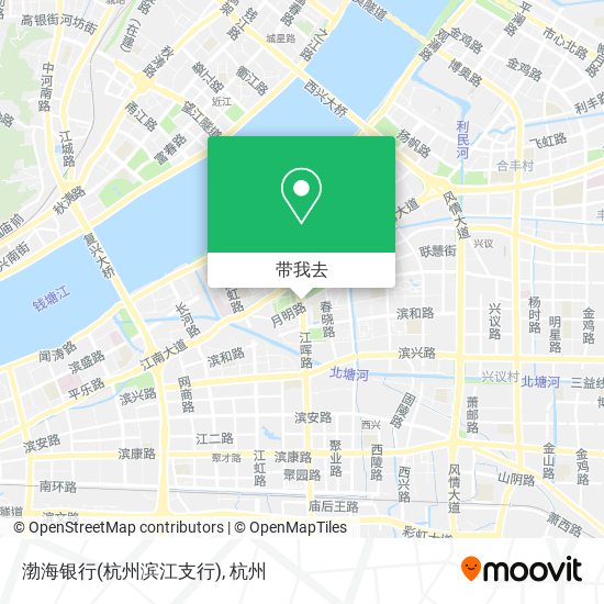 渤海银行(杭州滨江支行)地图