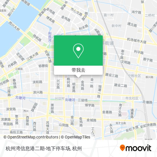 杭州湾信息港二期-地下停车场地图
