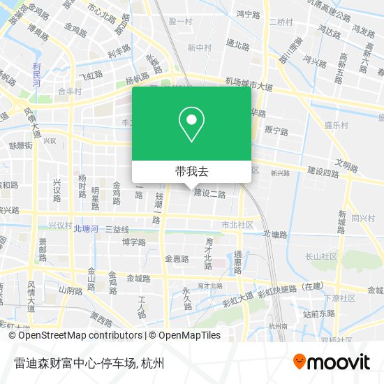 雷迪森财富中心-停车场地图