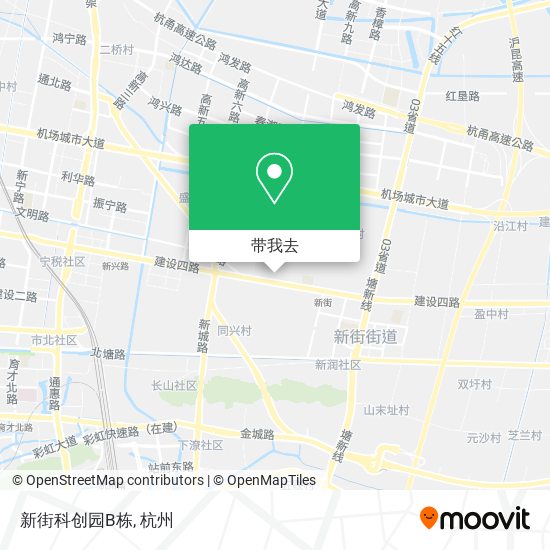 新街科创园B栋地图