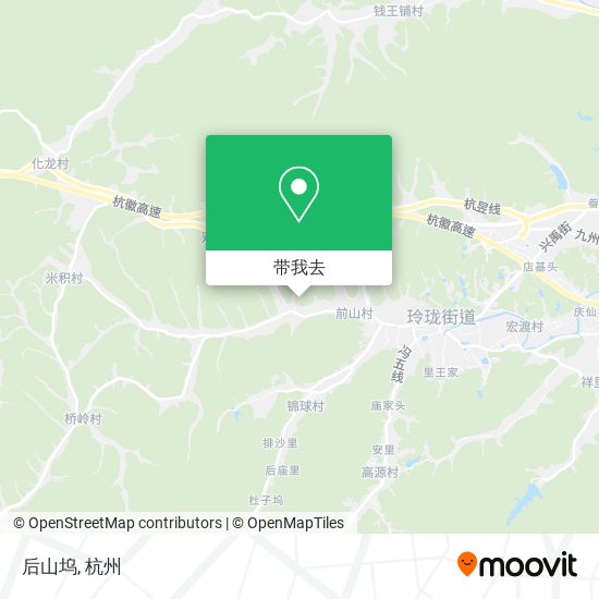 后山坞地图